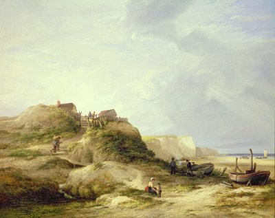 Blick auf Mundesley, in der Nähe von Cromer von James Stark